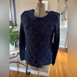 Knit sweater top